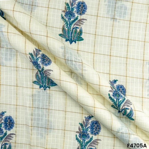 Printed Doria Cotton Fabric- F4705